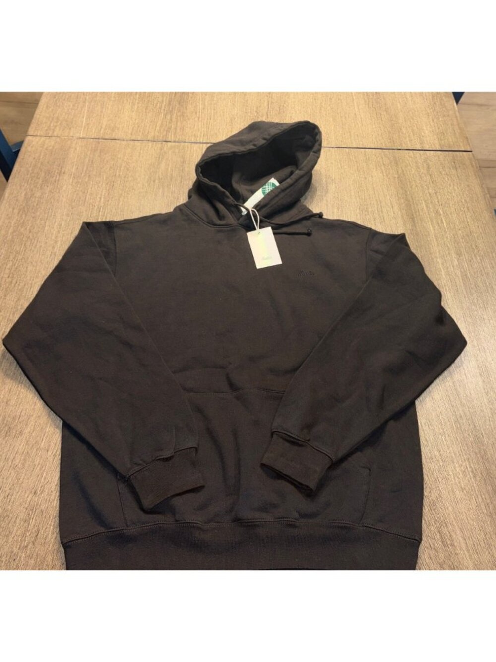 Katin Hoodie Mens Medium Black Fleece Pullover Surf Beach Embroidered Logo NWT
